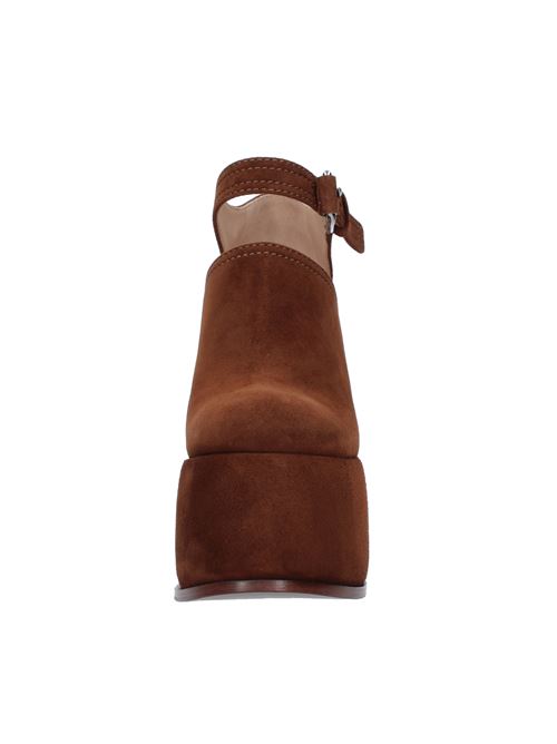 Décolleté in camoscio CASADEI | 1H917Z1601CAMOS2608MARRONE SELLA